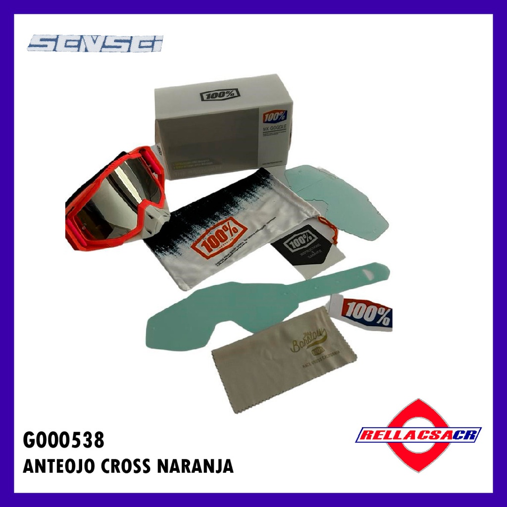 ANTEOJOS CROSS NARANJA