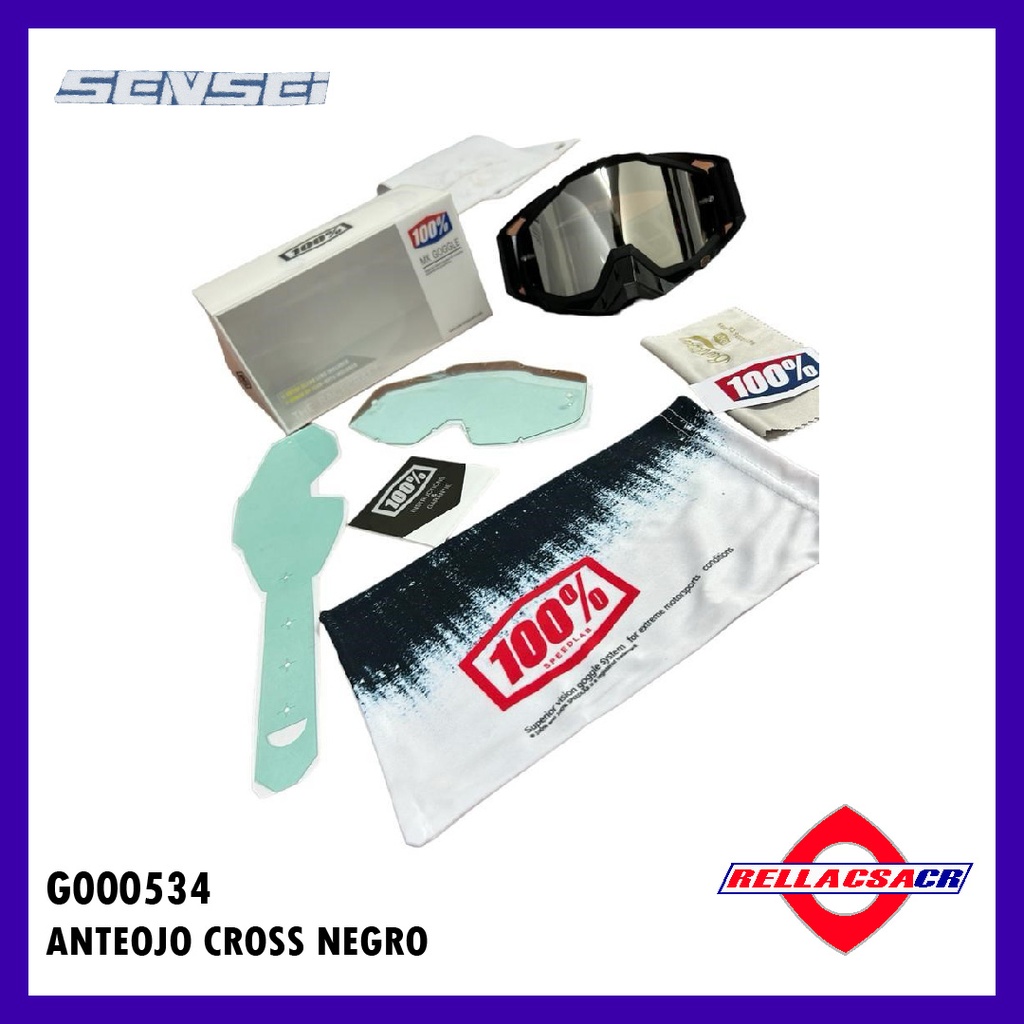 ANTEOJOS CROSS NEGRO