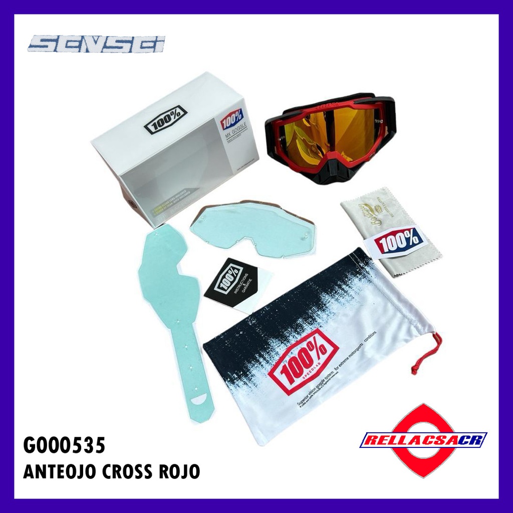 ANTEOJOS CROSS ROJO