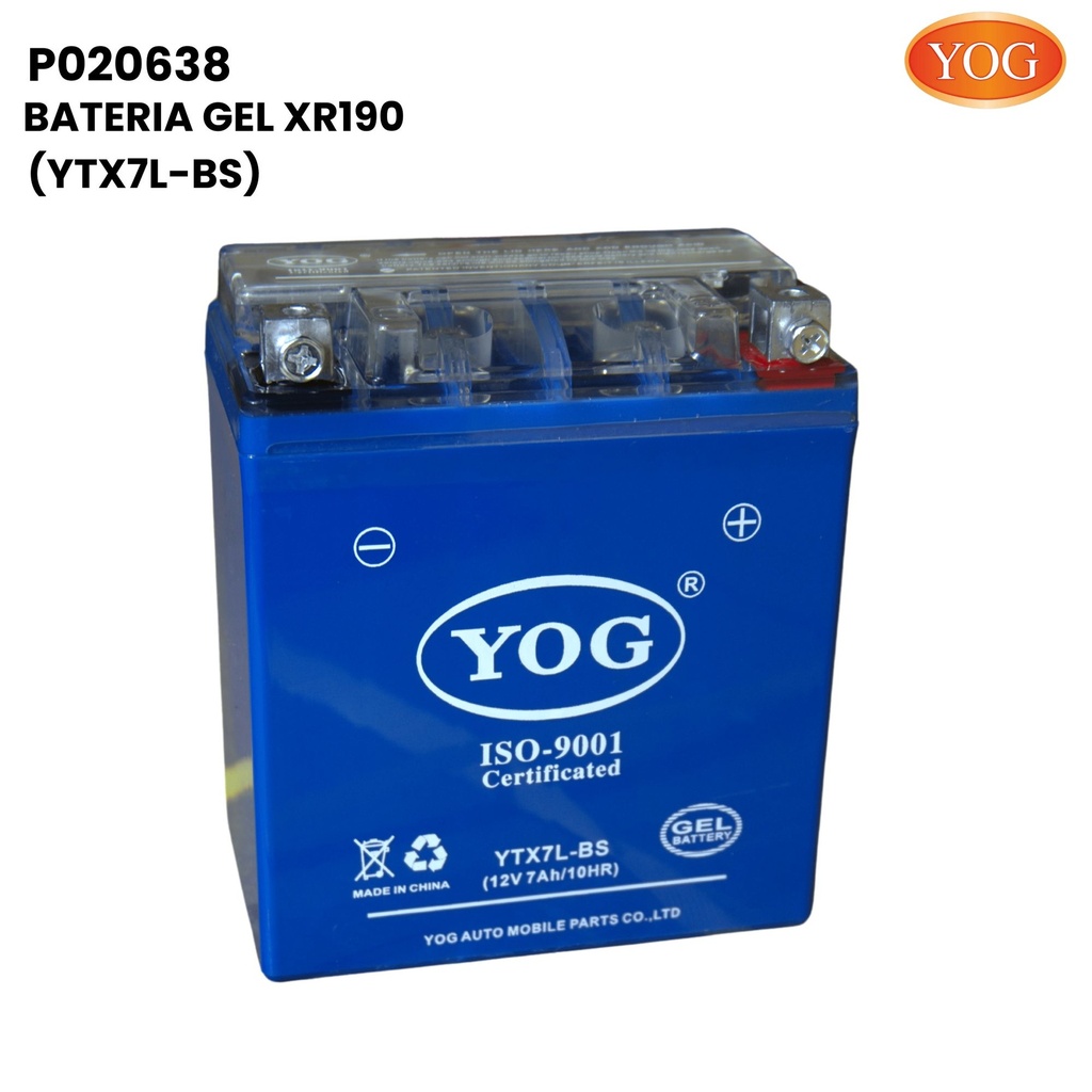 BATERIA XR190 L (YTX7L-BS)