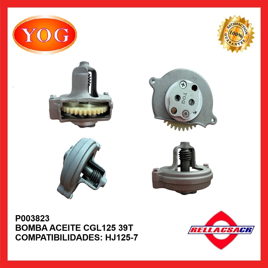 BOMBA ACEITE COMPLETA CGL125 39T