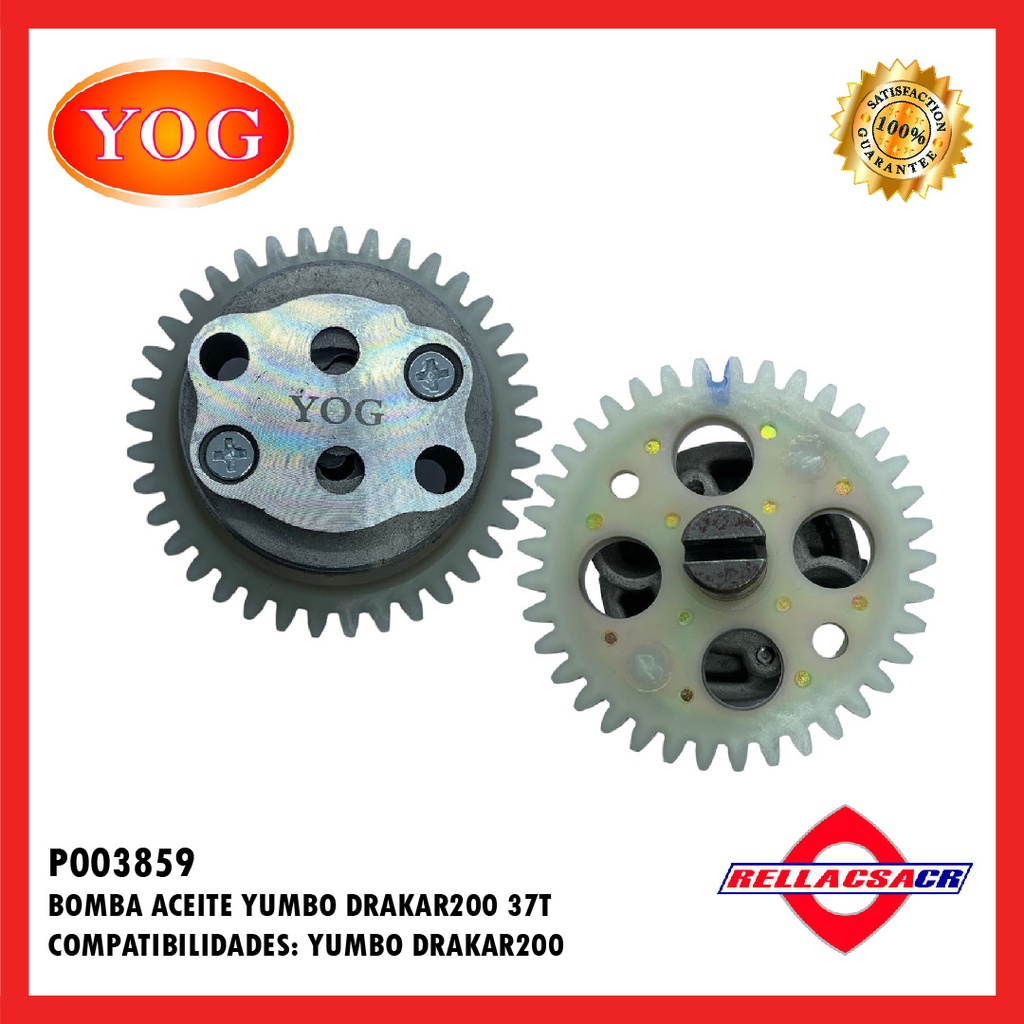 BOMBA ACEITE YUMBO DAKAR 200 37T