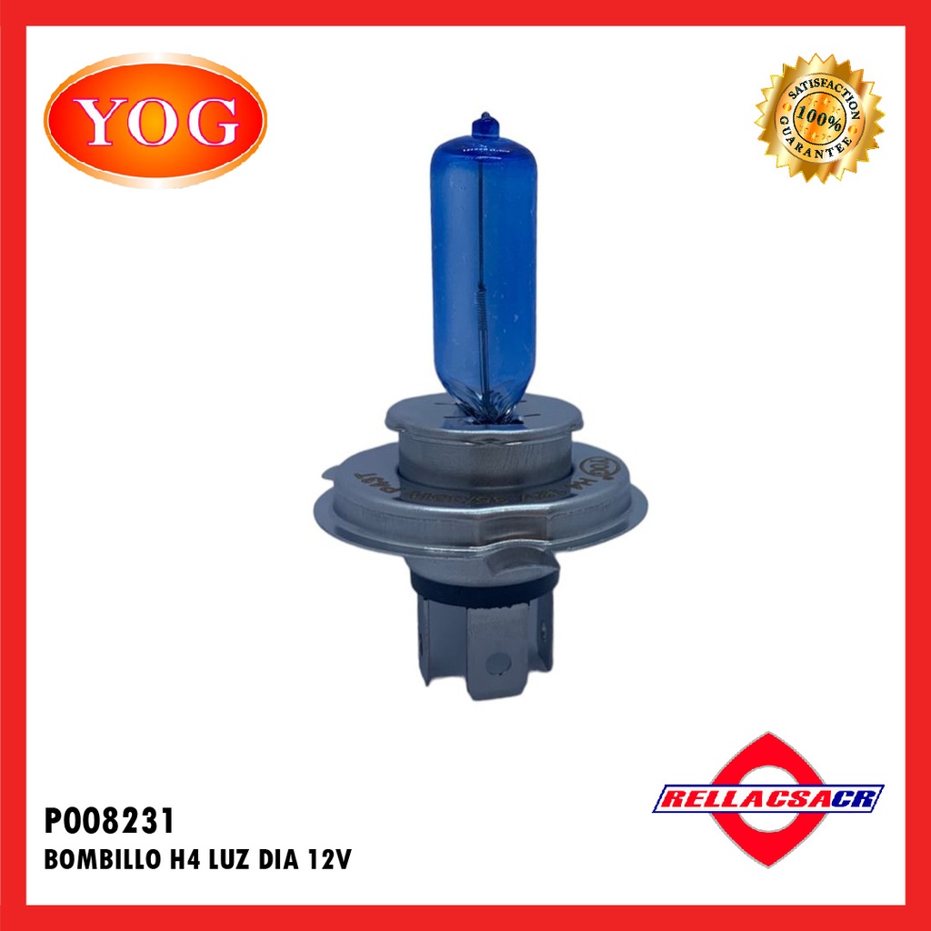 BOMBILLO H4 LUZ DIA 12V