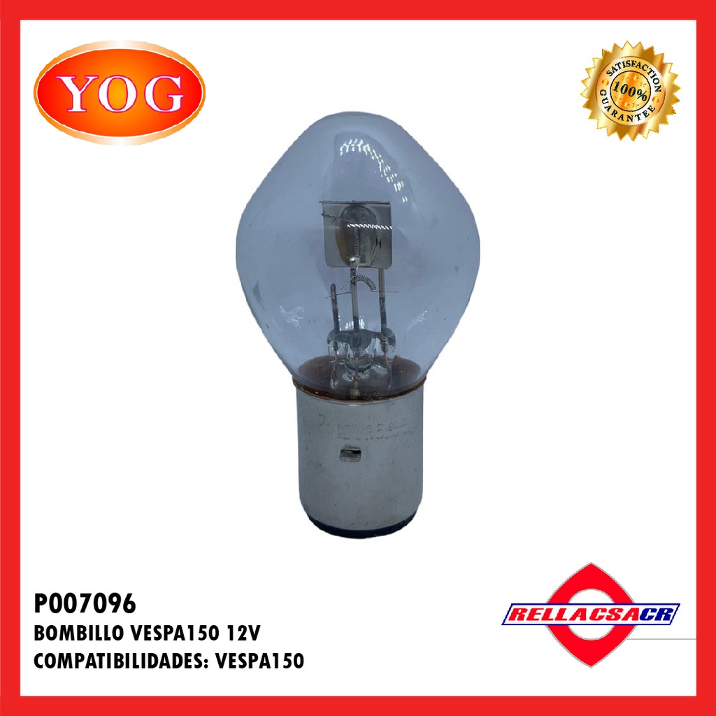 BOMBILLO VESPA150 12V