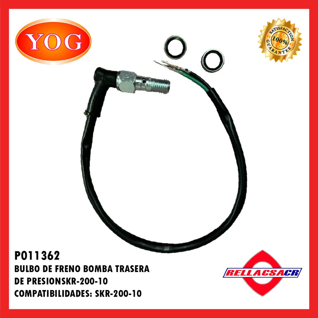 BULBO FRENO TRAS. CYCLONE XRF250 (FRENO DISCO)
