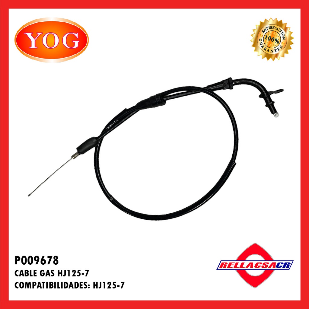 CABLE GAS HJ125-7