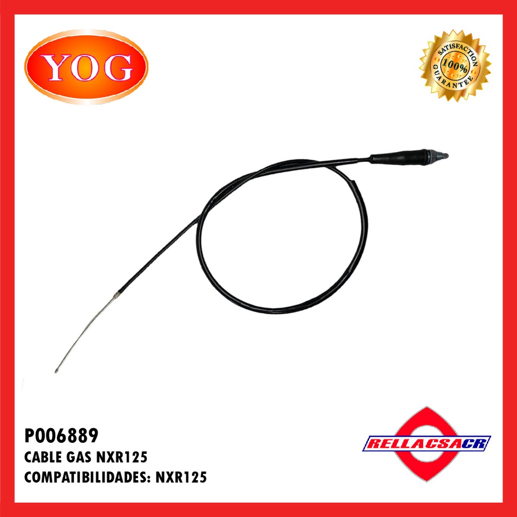 CABLE GAS NXR 125 BROS