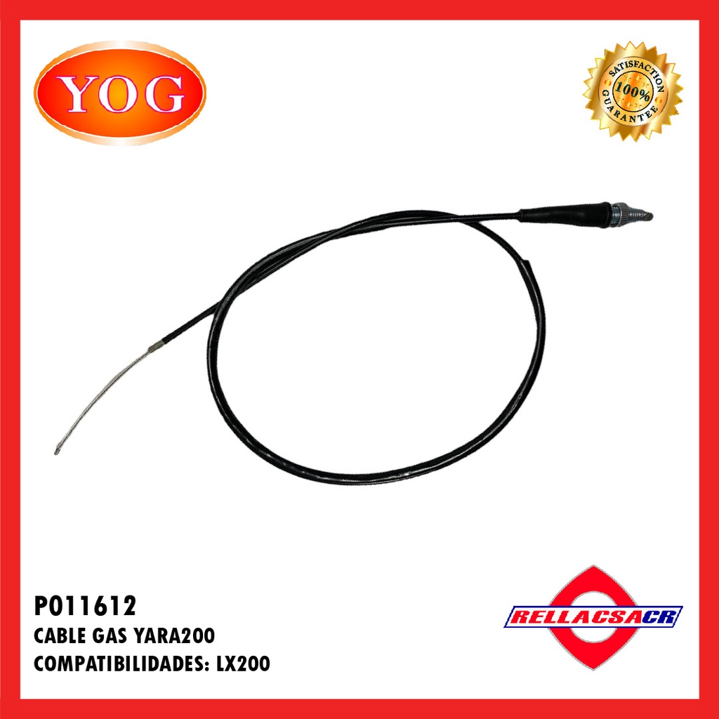 CABLE GAS LX 200/YARA200