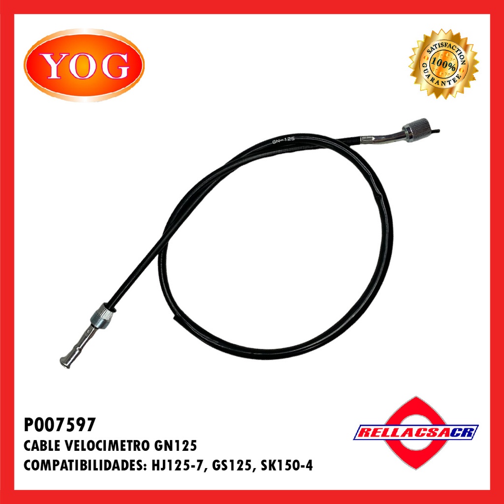 CABLE VELOCIMETRO GN125 H