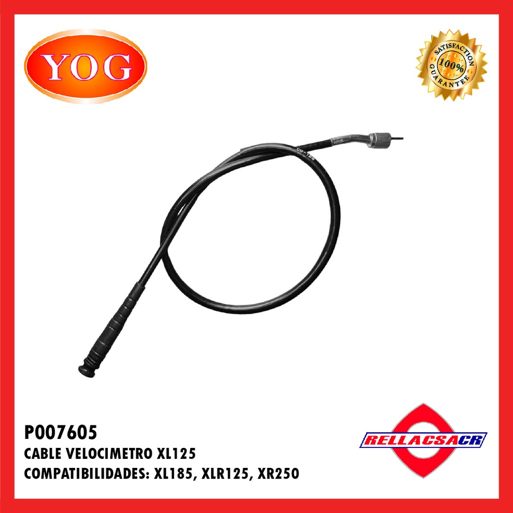 CABLE VELOCIMETRO XL125/185/XLR125/XR250