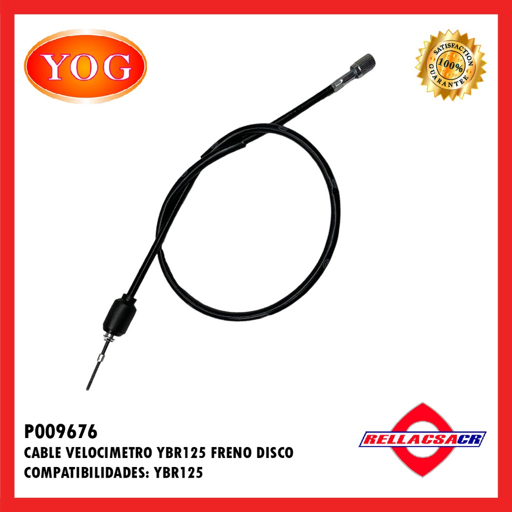 CABLE VELOCIMETRO YBR 125 ED (FRENO DISCO)