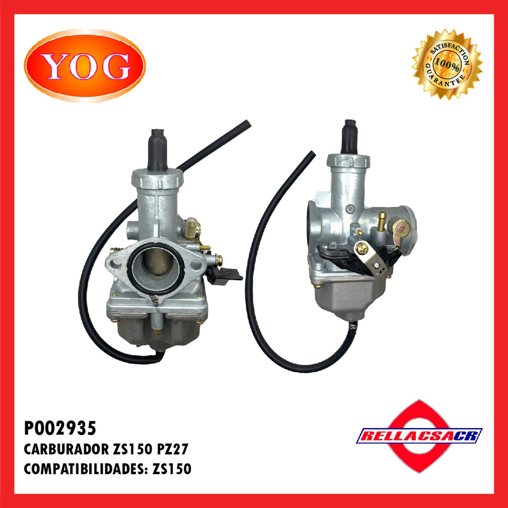 CARBURADOR ZS150-7 PZ27