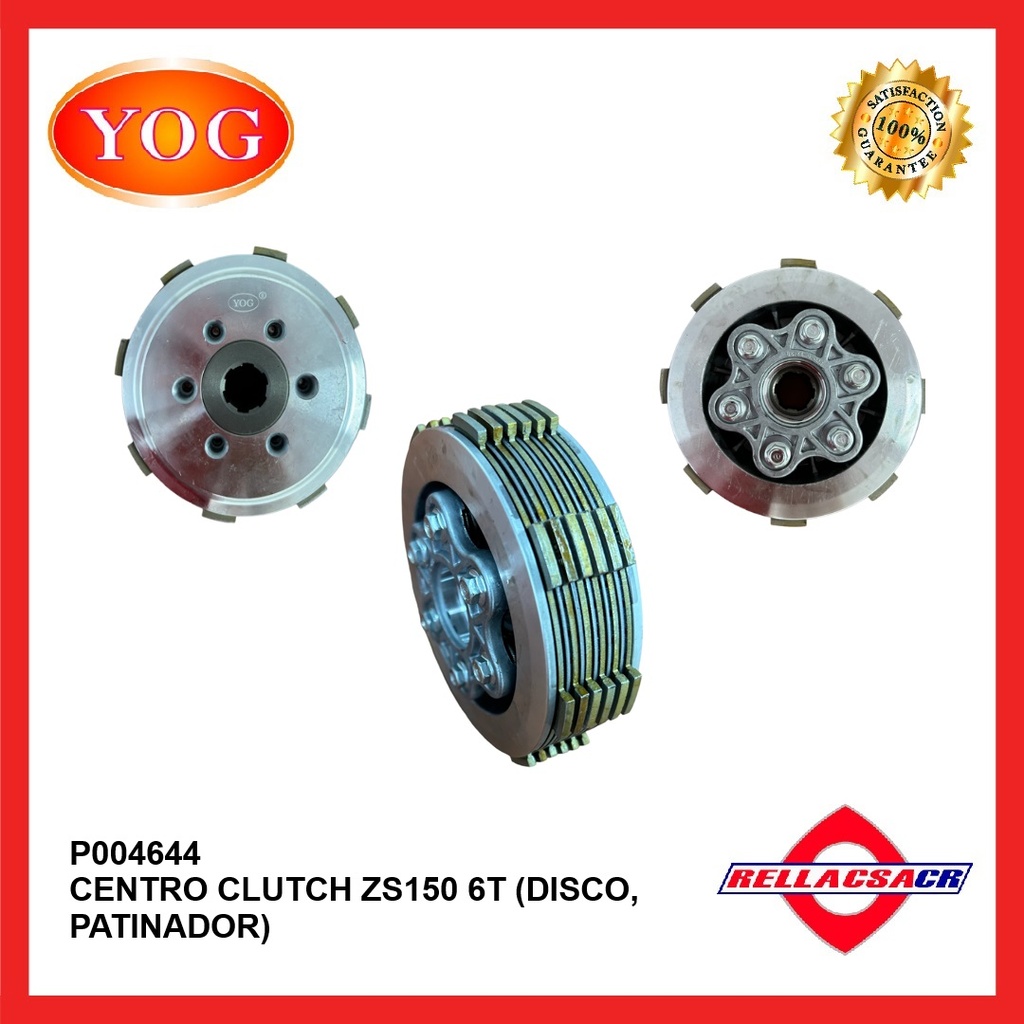 CENTRO CLUTCH LX 200 6 TORNILLOS (DISCO-PATINADOR)