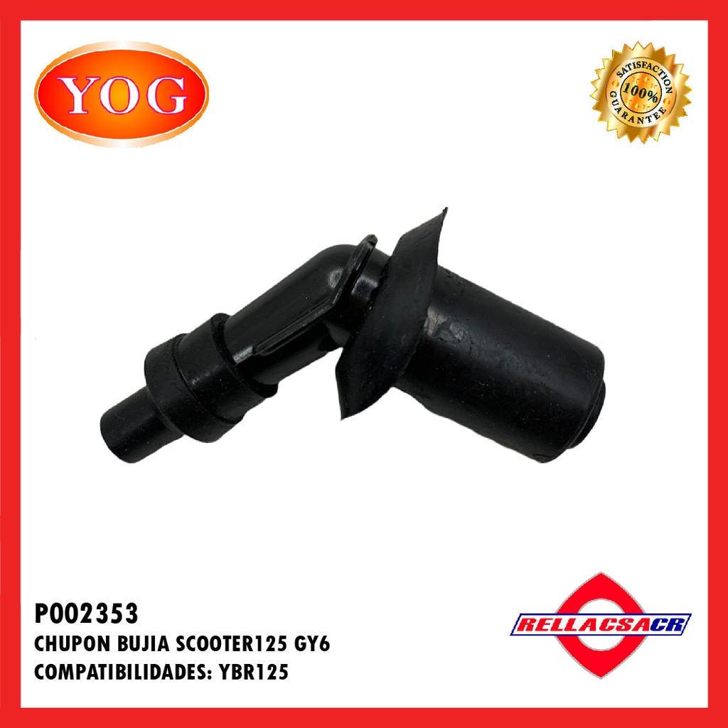 CHUPON BUJIA SCOOTER GY6/YBR 125 ED