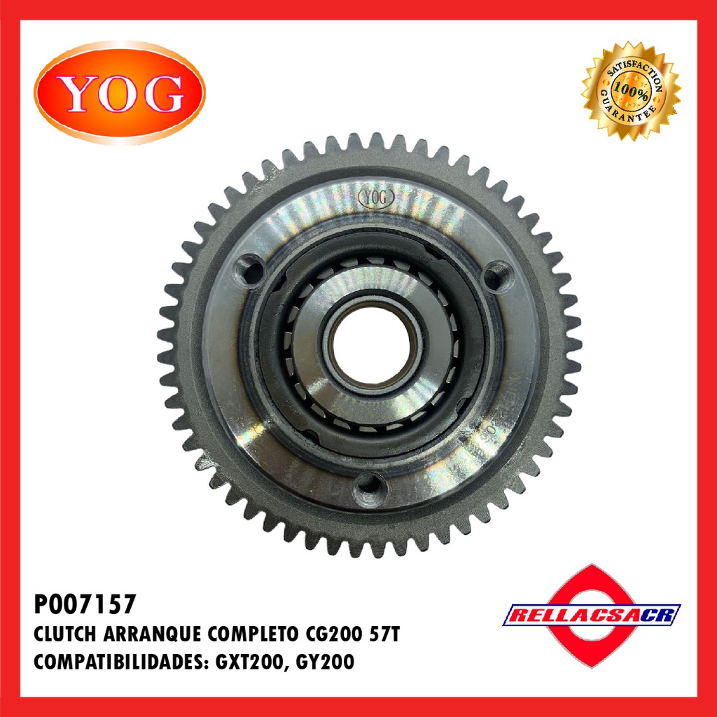CLUTCH ARRANQUE COMPLETO LX 200 57T