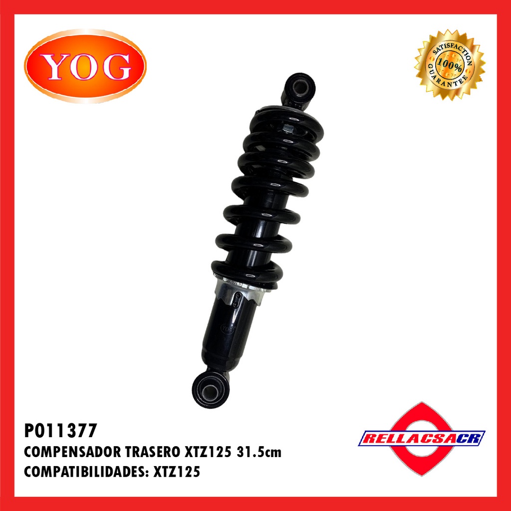 COMPENSADOR TRAS. XTZ125 31.5cm
