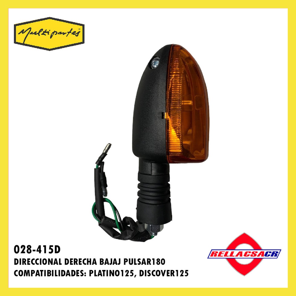 DIRECCIONAL DERECHA BAJAJ PULSAR180