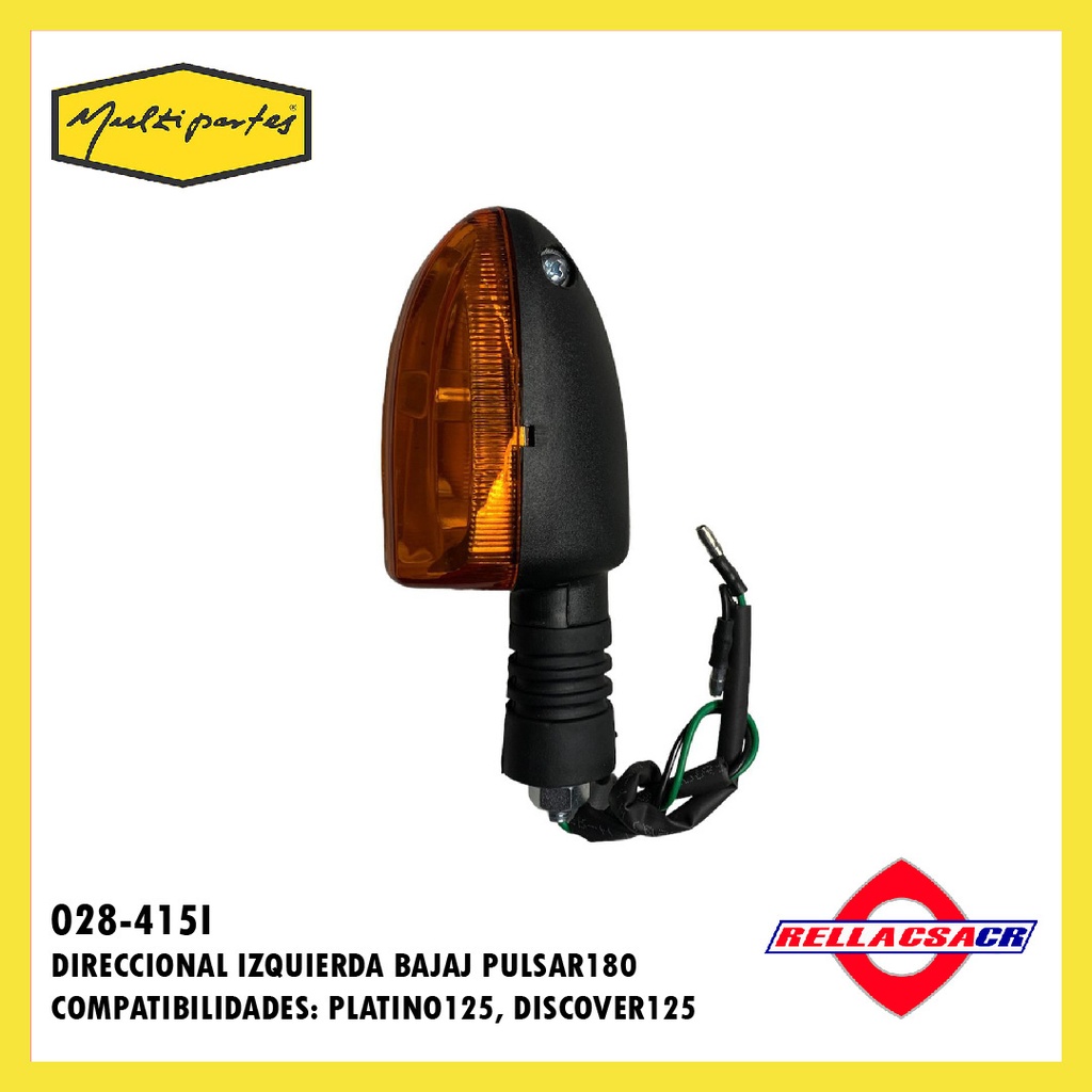 DIRECCIONAL IZQUIERDA BAJAJ PULSAR180