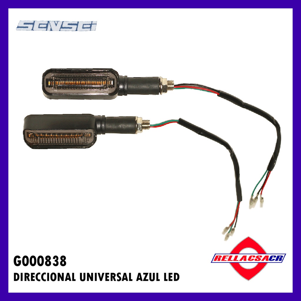 DIRECCIONAL UNIVERSAL CILINDRICO LED AZUL (PAR)