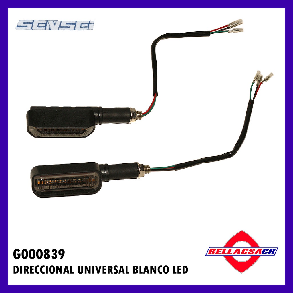 DIRECCIONAL UNIVERSAL CILINDRICO LED BLANCO (PAR)