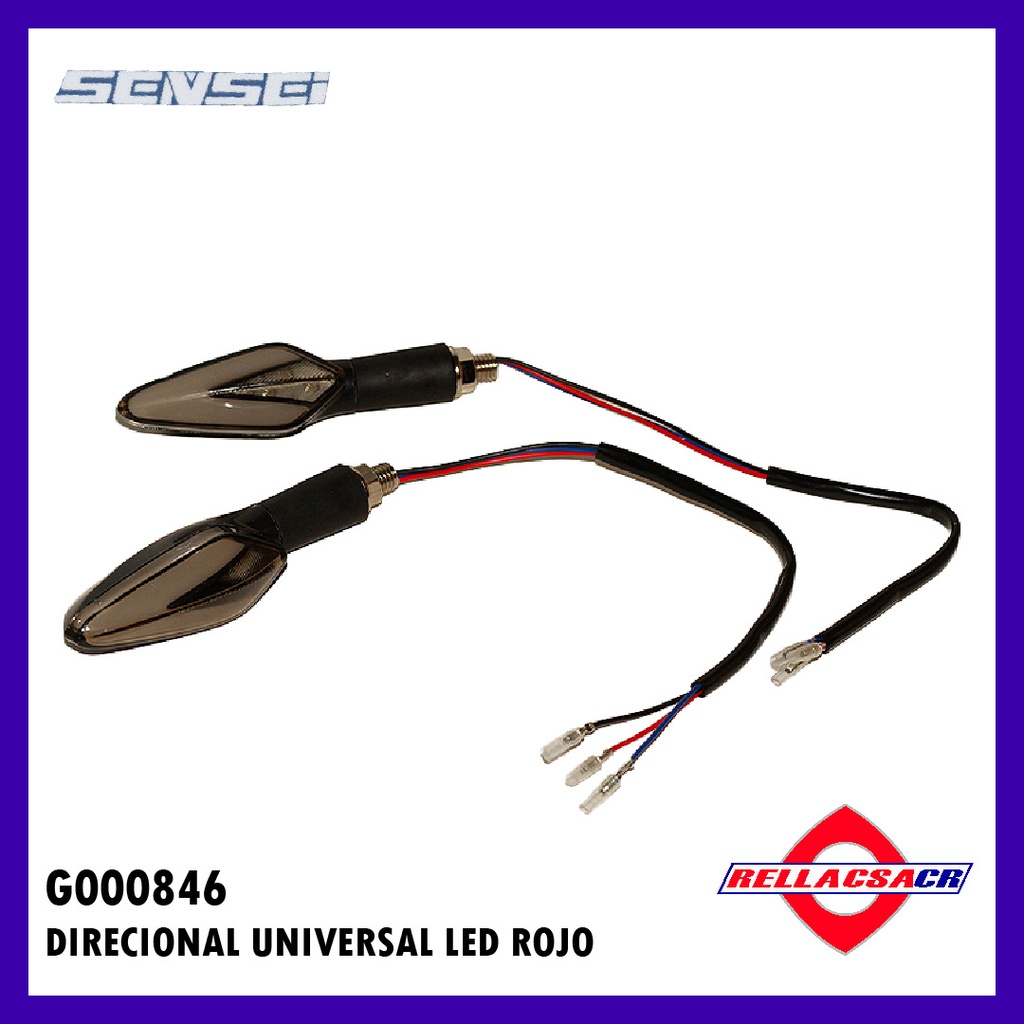 DIRECIONAL UNIVERSAL LED ROJO (PAR).SENSEI