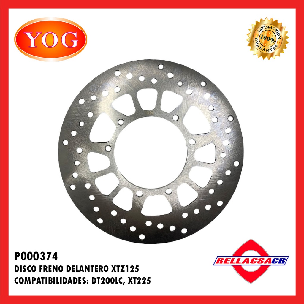 DISCO FRENO DEL.  XTZ 125