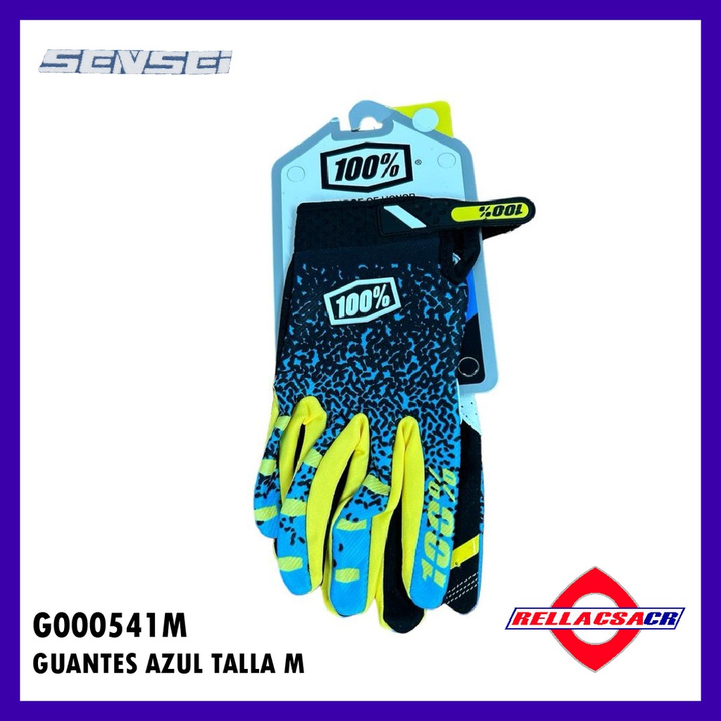 GUANTES AZUL TALLA *M*
