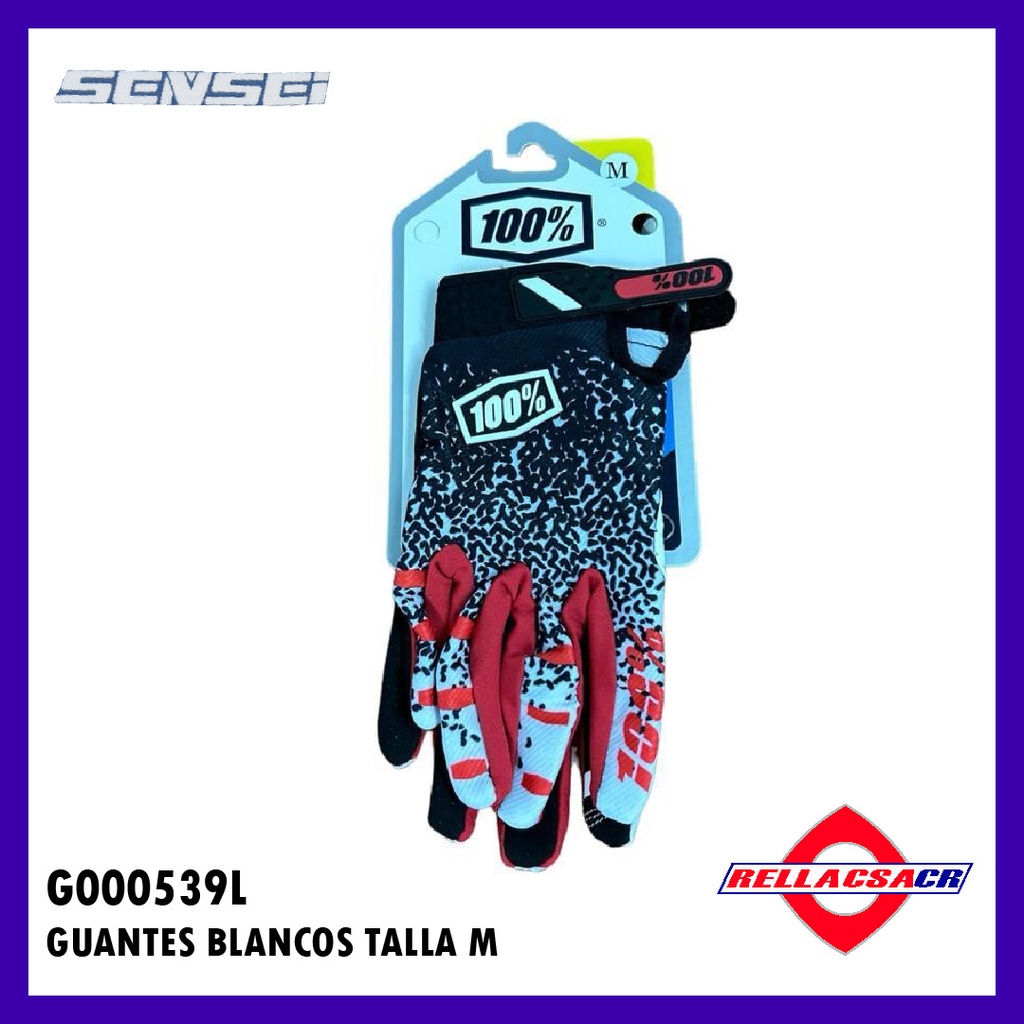 GUANTES BLANCO TALLA *M*
