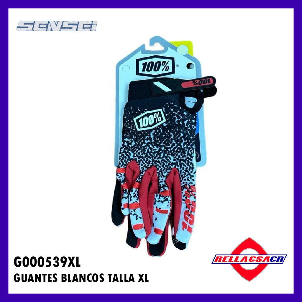 GUANTES BLANCO TALLA *XL*