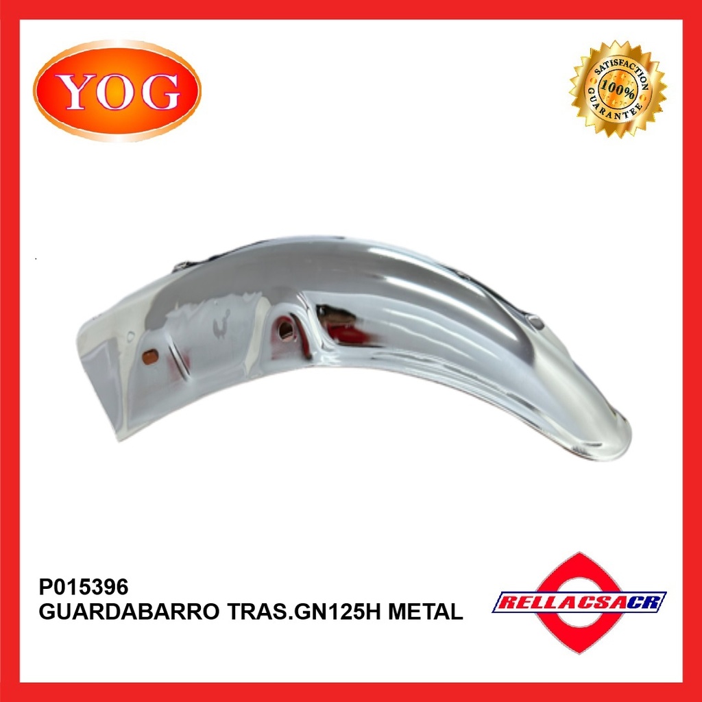 GUARDABARRO TRAS. GN125F METAL