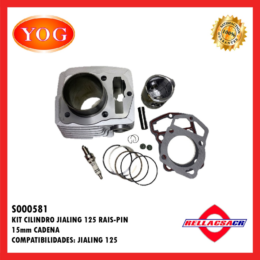 KIT CILINDRO WY125 (CADENA) 56.5mm-RAIS PIN 15mm