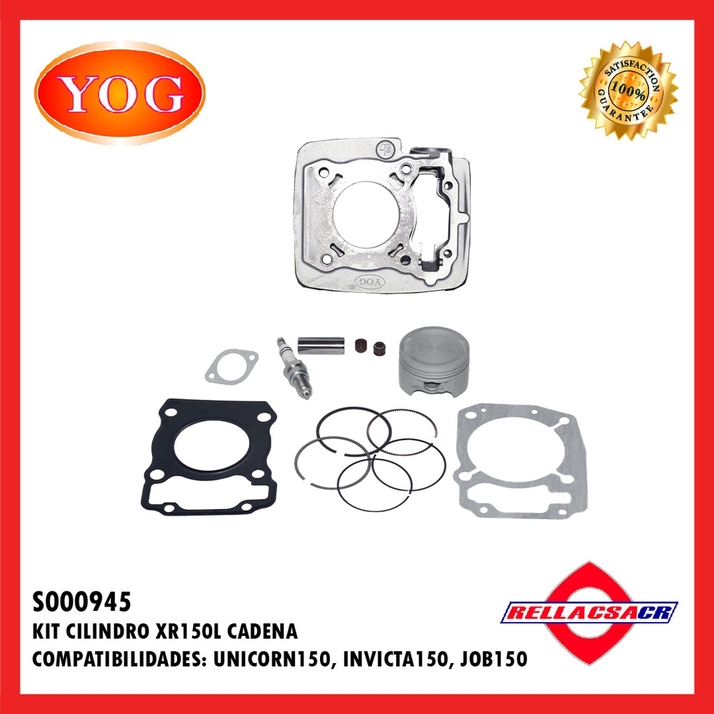 KIT CILINDRO XR150 L (CADENA) 57mm-RAIS PIN 14mm