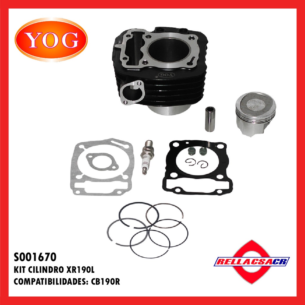KIT CILINDRO XR190 L (CADENA) 61mm-RAIS PIN 14mm