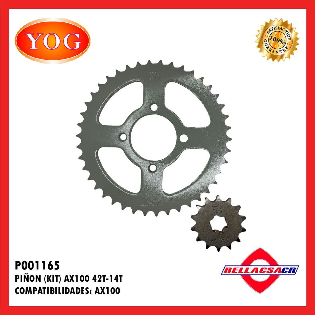 KIT PI홥N AX100 42T-14T