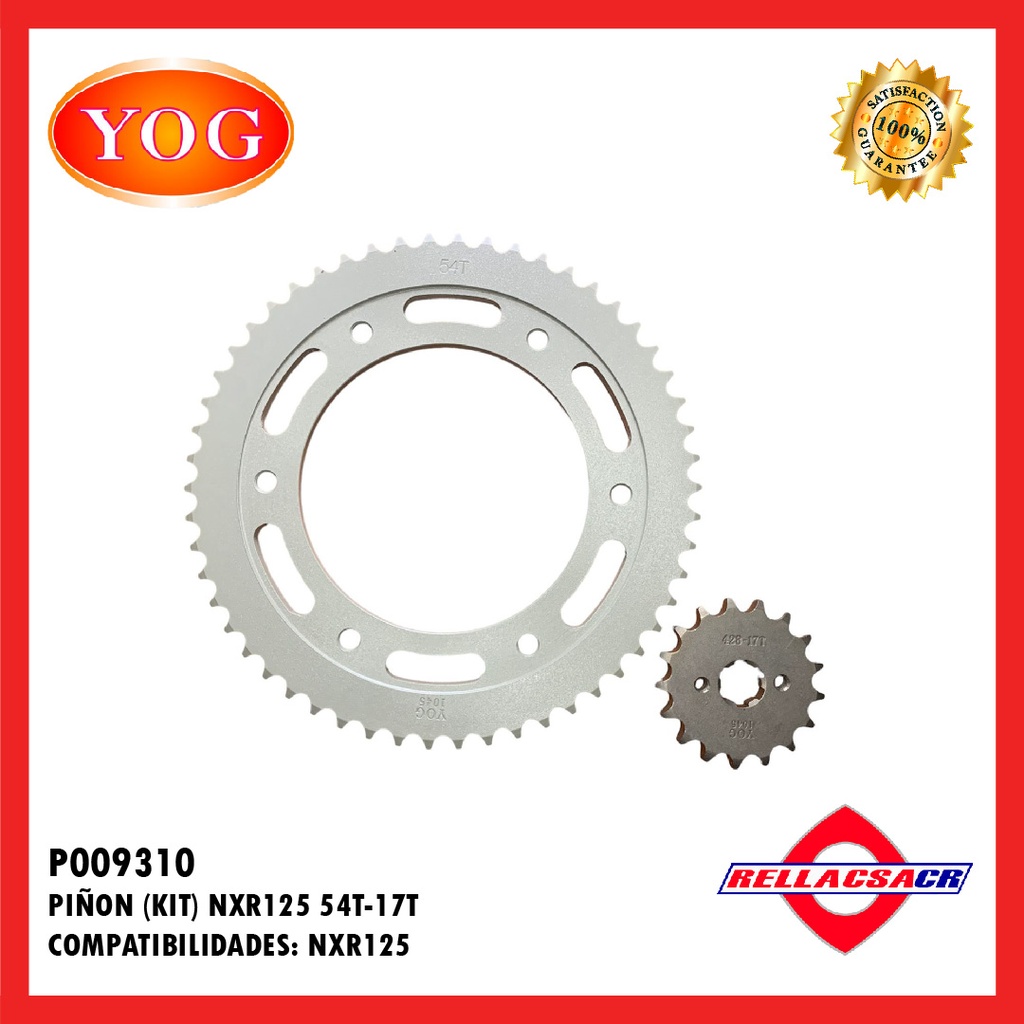 KIT PI홥N XR150L/XR190L/XR125L/NXR125 54T-17T