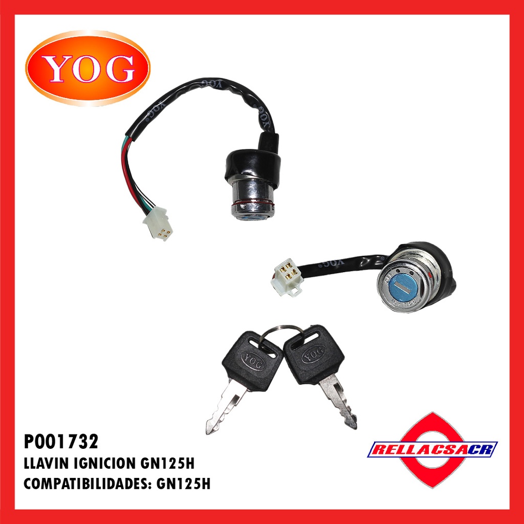LLAVIN IGNICION GN125H 4 LINEAS