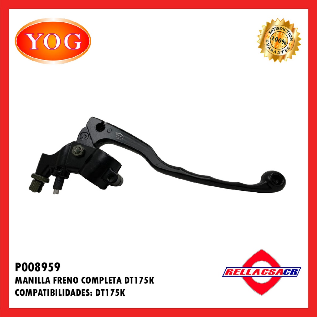 MANILLA FRENO COMPLETA YBR125/DT175K FRENO TAMBOR