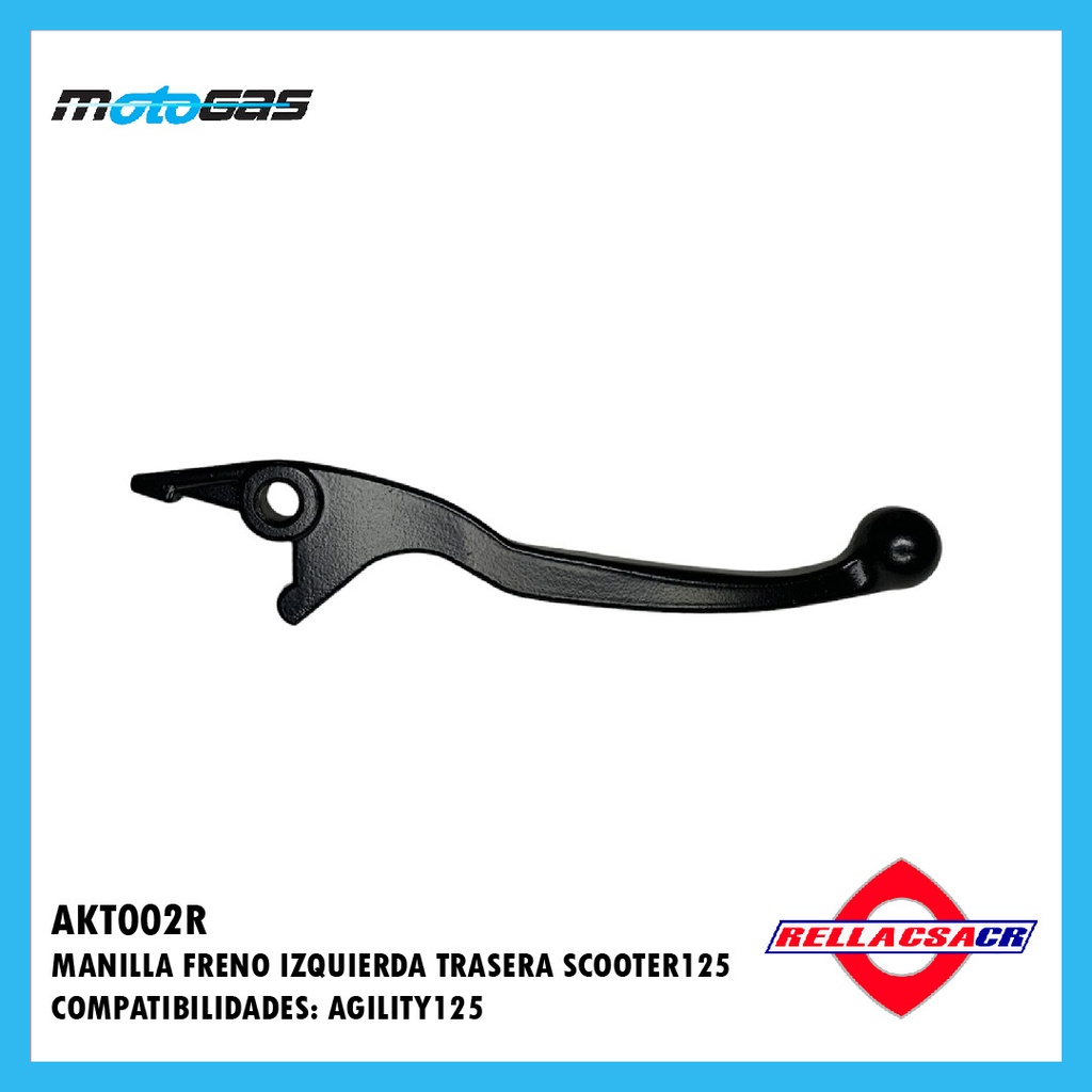 MANILLA FRENO IZQUIERDA TRASERA SCOOTER125