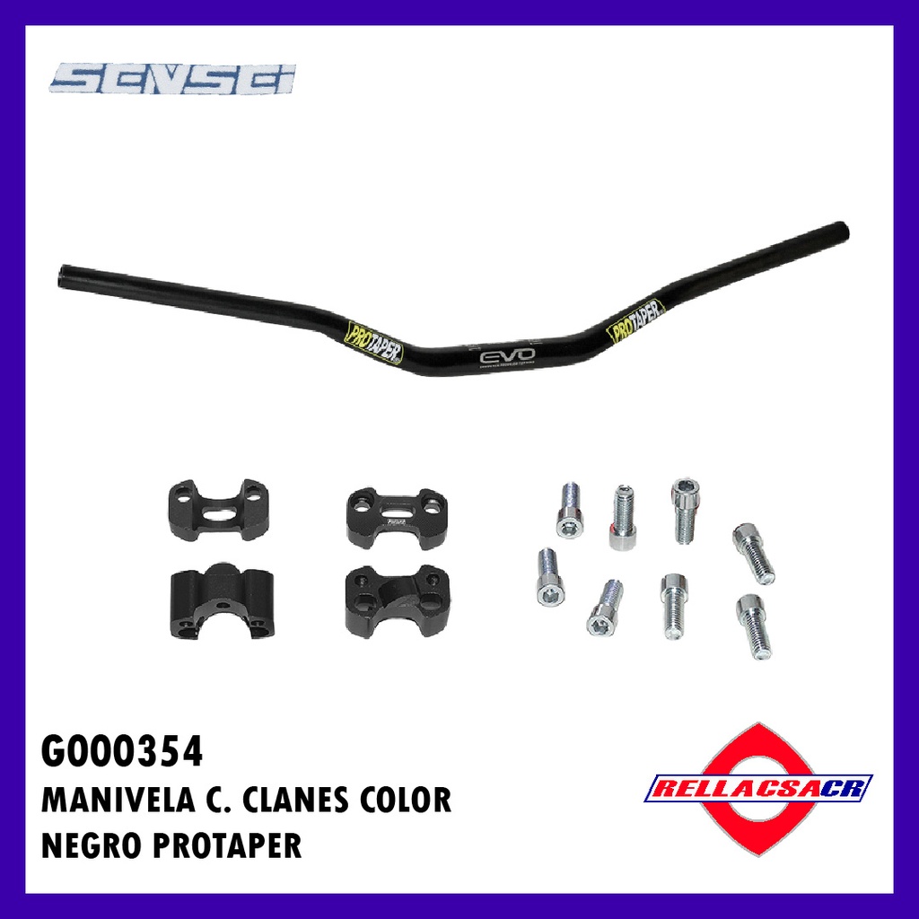 MANIVELA CON CLANES NEGRA PROTAPER