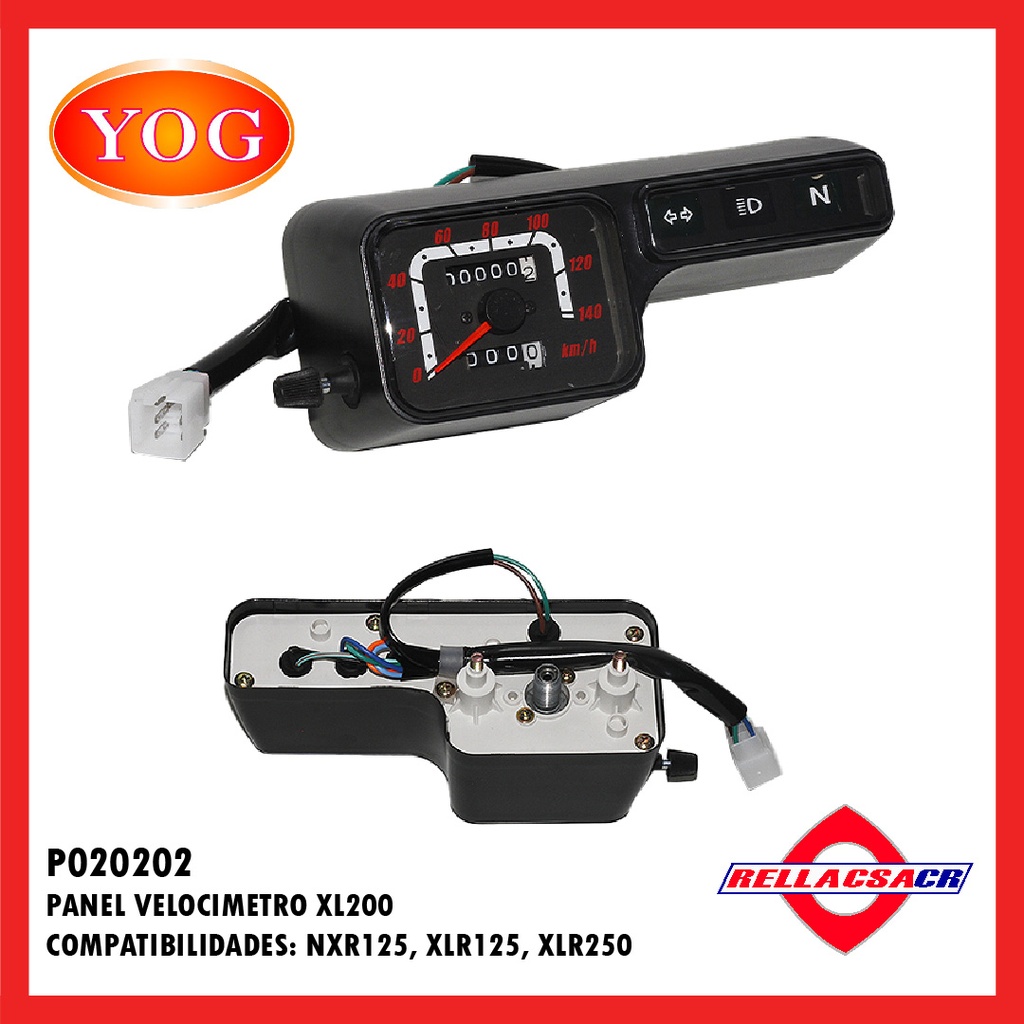 PANEL VELOCIMETRO XL200