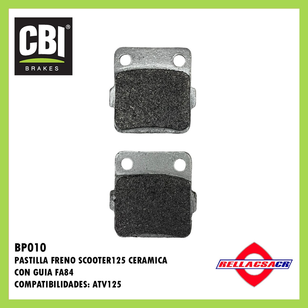 PASTILLA FRENO CERAMICA SCOOTER125