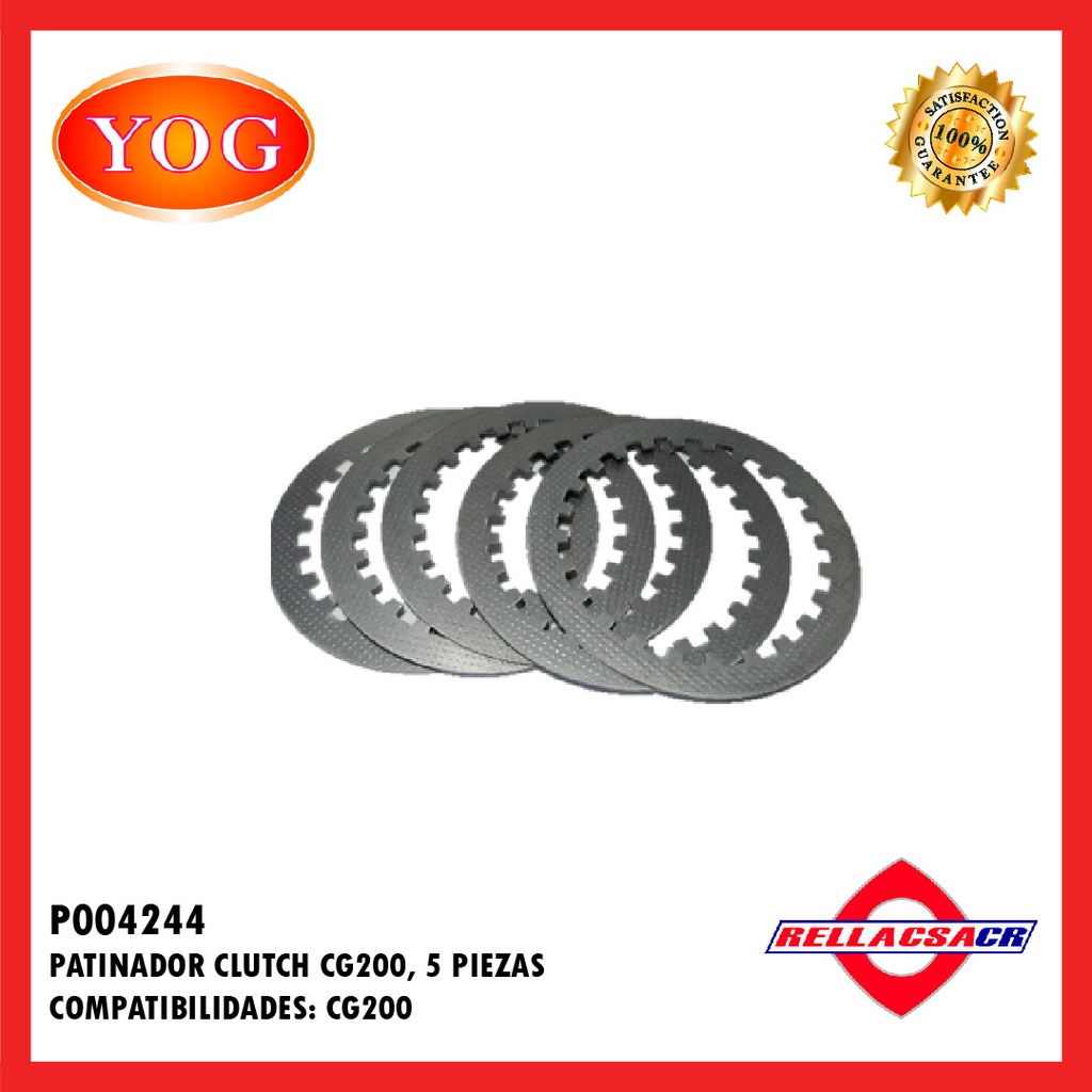 PATINADOR CLUTCH LX 200 (5 UNDS)