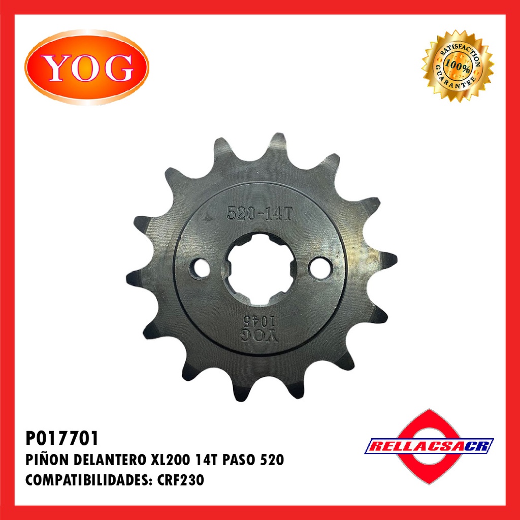 PI홥N DELANTERO XL 200 (KBB) (520) 14T