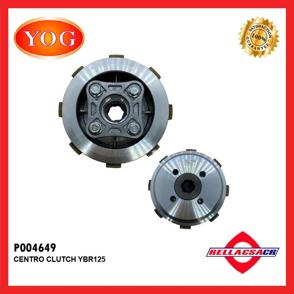 CENTRO CLUTCH YBR 125 ED 4 TORNILLOS (DISCO-PATINADOR)