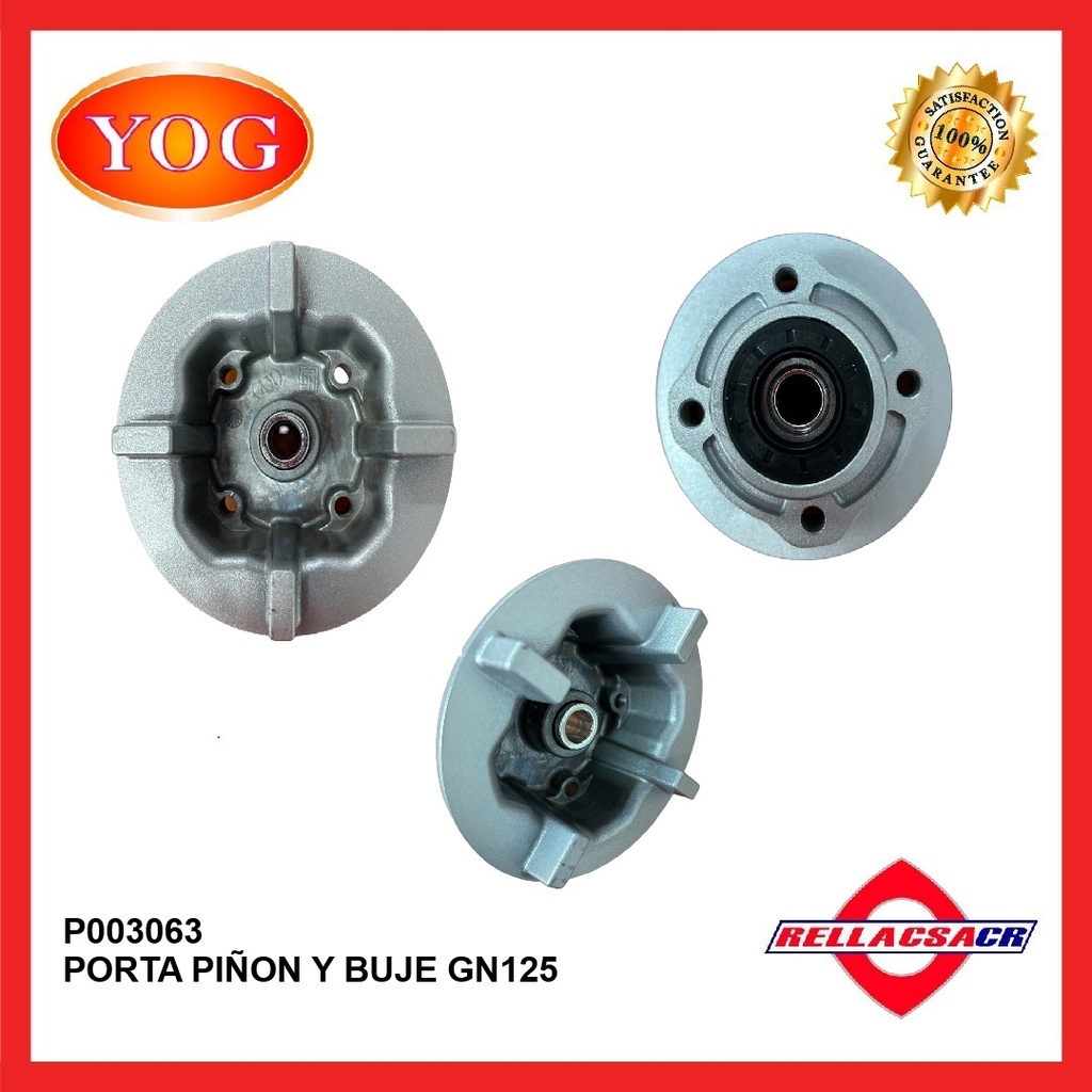 PORTA PI홥N CON BUJE GN125 H