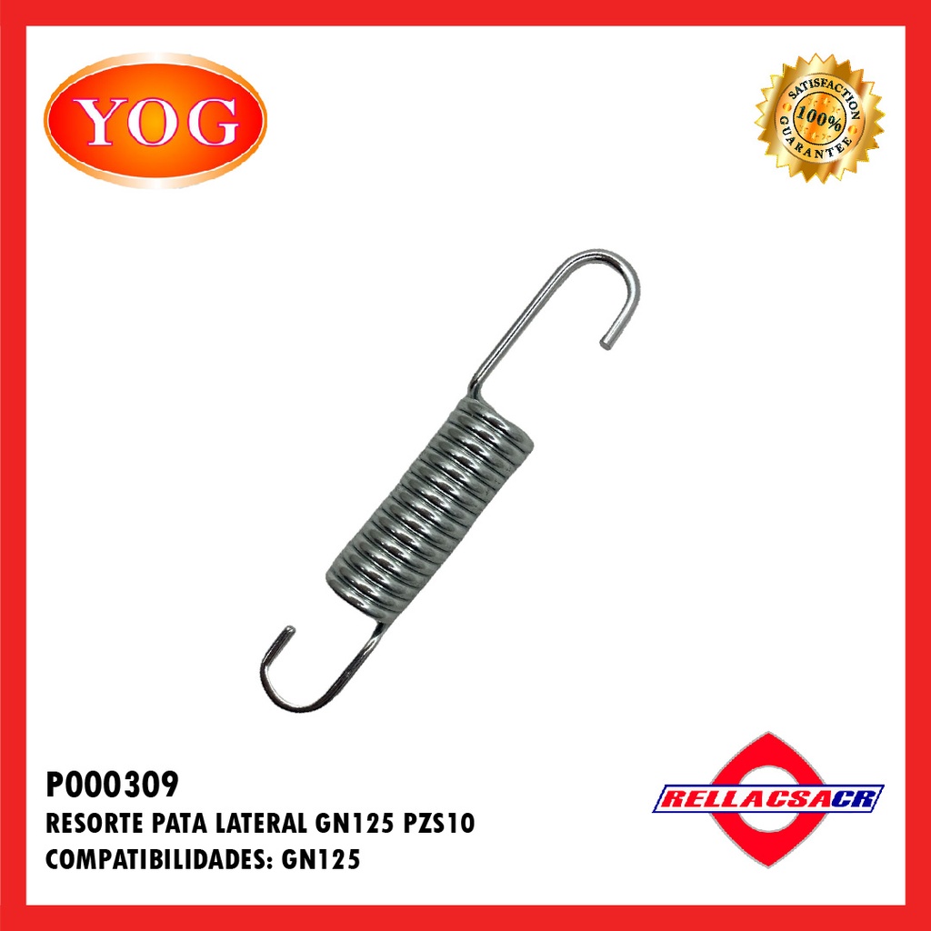 RESORTE PATA LATERAL GN125 H