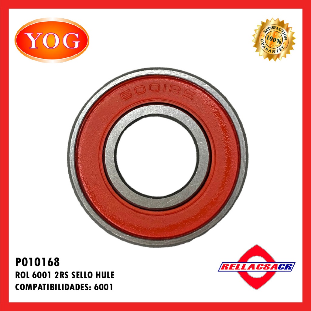 ROL 6001 2RS SELLO HULE