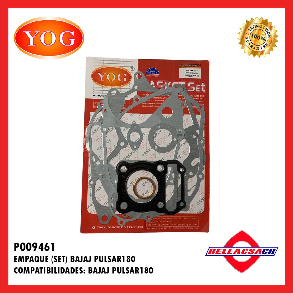 EMPAQUE COMPLETO BAJAJ PULSAR 180