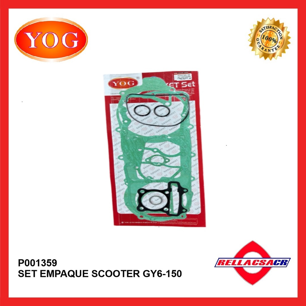EMPAQUE COMPLETO SCOOTER 150