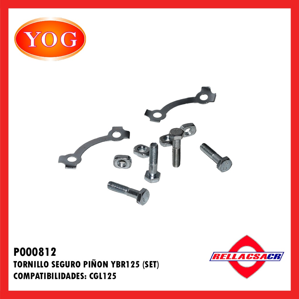 SET TORNILLO SEGURO PI홥N CGL125